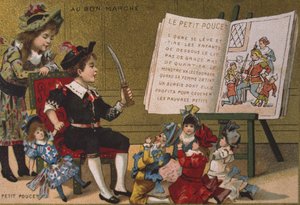 Pollicino, pubblicità per il grande magazzino Au Bon Marche, c.1900